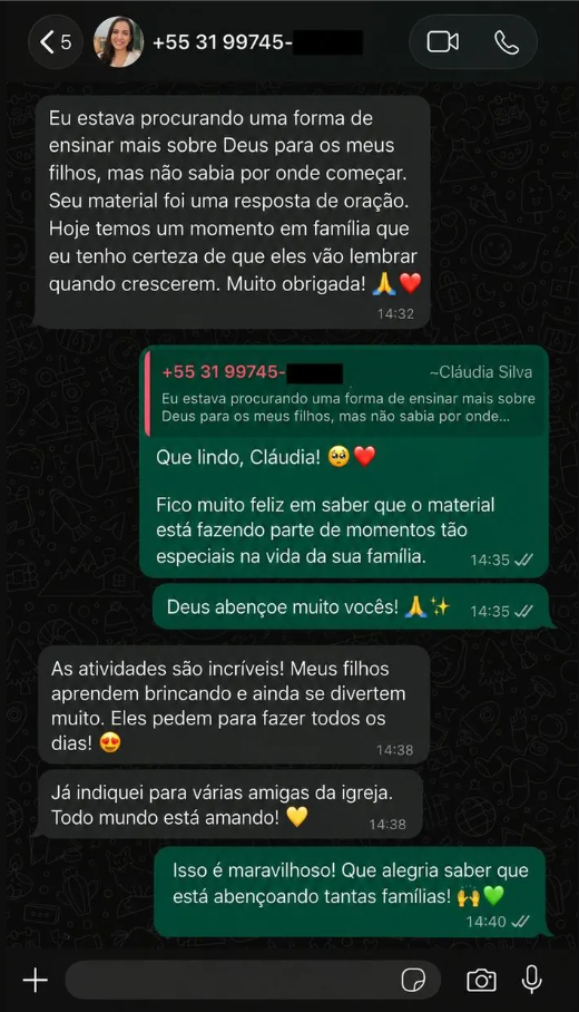 Depoimento real de compradora — Cláudia Silva